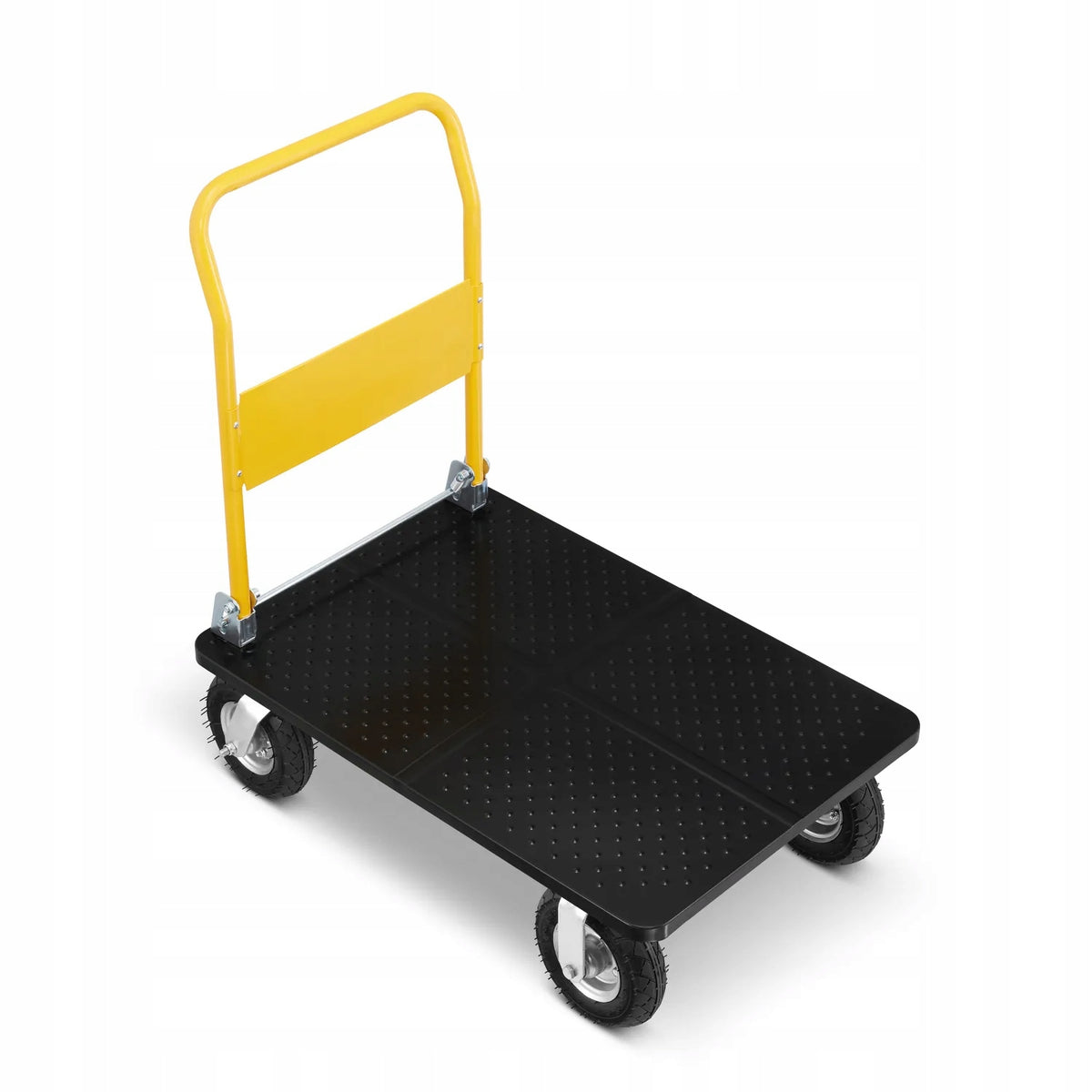 Wózek Transportowy Platformowy Magazynowy Składany Mocny Czarny 700 kg