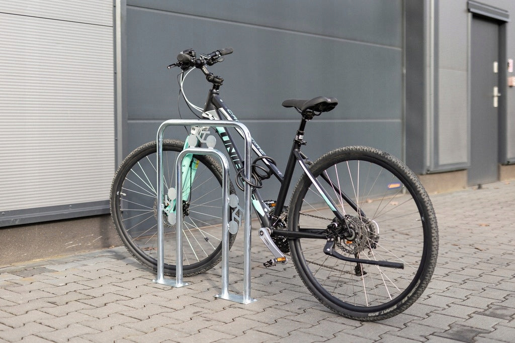 Stojak Rowerowy Parking Na Rower Rowery Ocynkowany Przezroczysty POVES