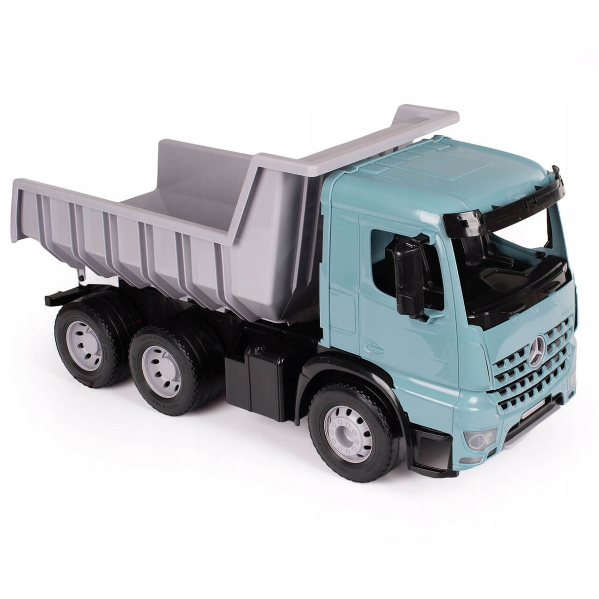 Wywrotka Mercedes Gigant Auto Zabawka XXL 67 cm 150 KG 3+ Niebieska