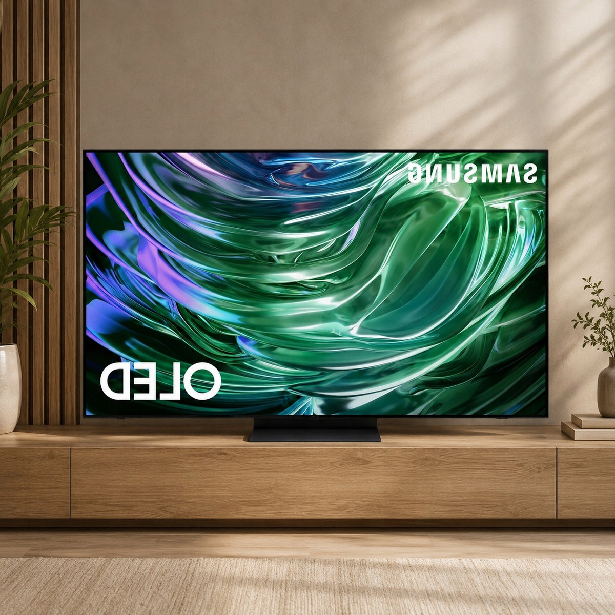 Telewizor OLED Samsung QE48S90D 48" Cali 4K Ultra HD Czarny HDMI 2.1 DVB-T2
