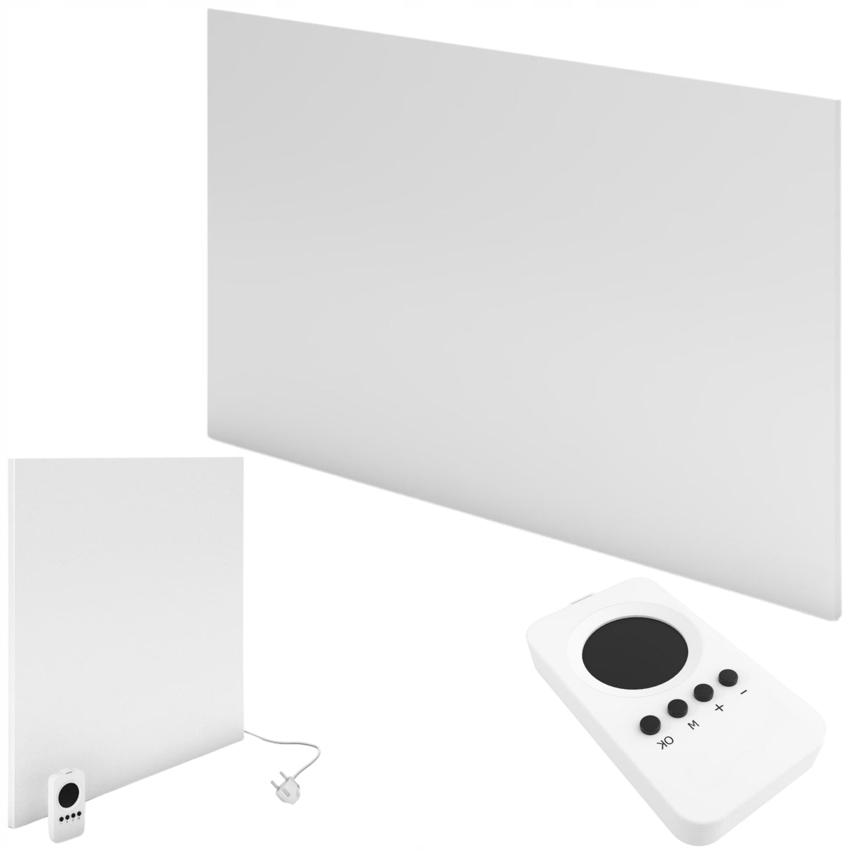 Grzejnik na Podczerwień Panel Grzewczy Podczerwień 600W Płyta Grzewcza