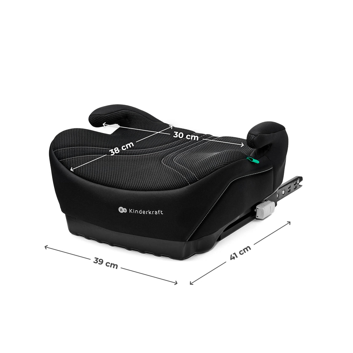 Fotelik Samochodowy Podstawka ISOFIX i-Size 125-150 cm Czarny Dla Dziecka