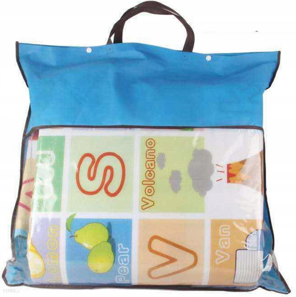 Mata Edukacyjna Piankowa Dywan Dwustronna Duża dla Dziecka 180x180 cm