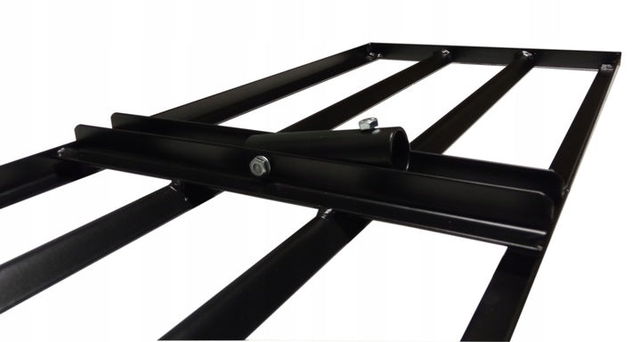 Niwelator Terenu Gleby Grabie Metal 90 x 30Cm Solidny Czarny Stal PORZĄDNY