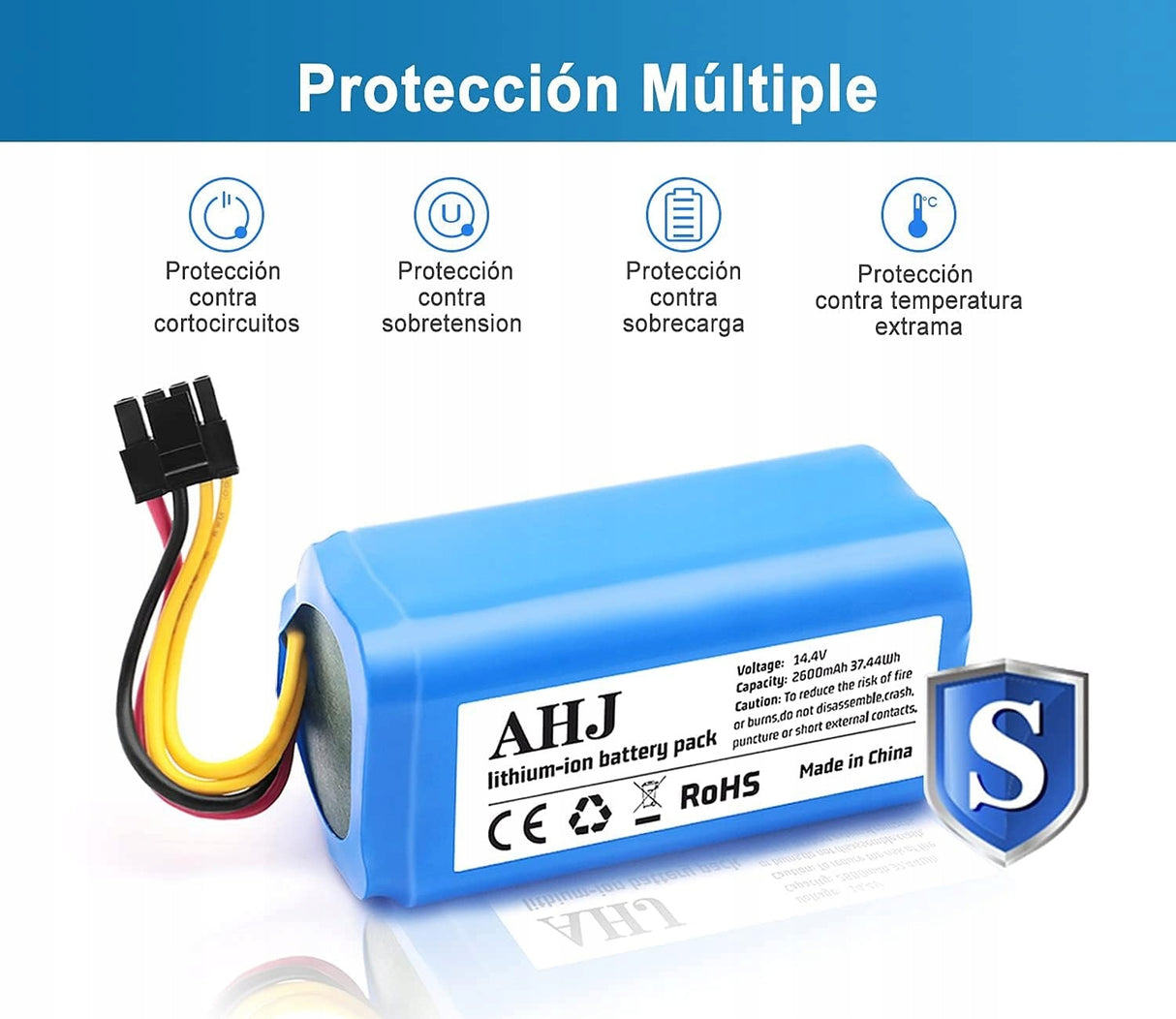 Bateria Zamienna AHJ 14,4 V 2600 mAh Li-Ion z Conga 1290..| UNIWERSALNA!