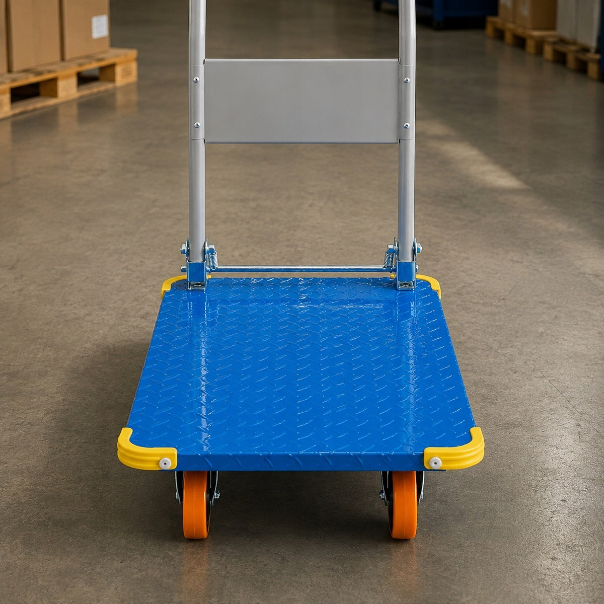 Wózek Transportowy Magazynowy Pełne Koła Udźwig 1100 KG MAX Platformowy