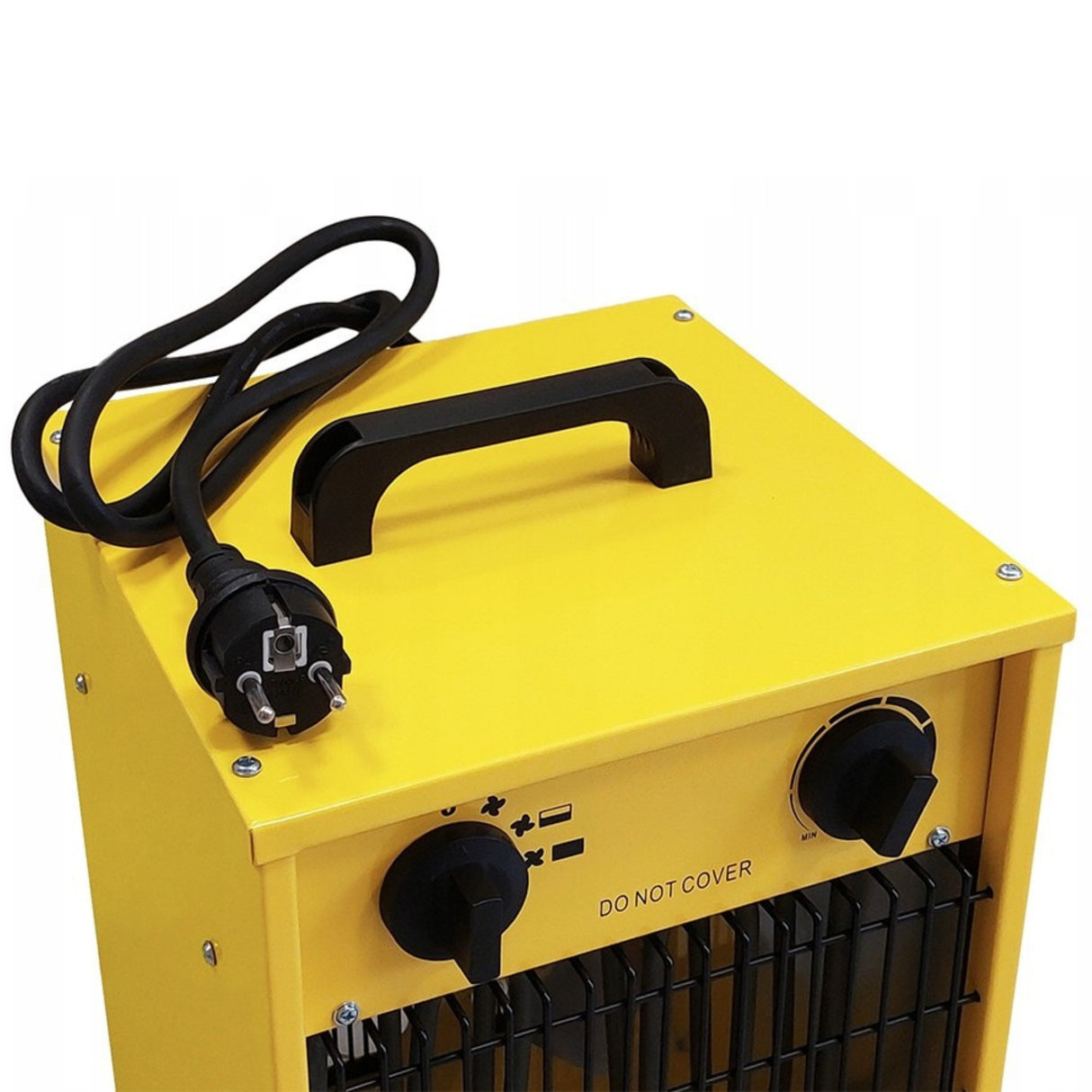 Nagrzewnica Elektryczna z Termostatem Grzejnik Farelka Mocna Żółta 3000 W