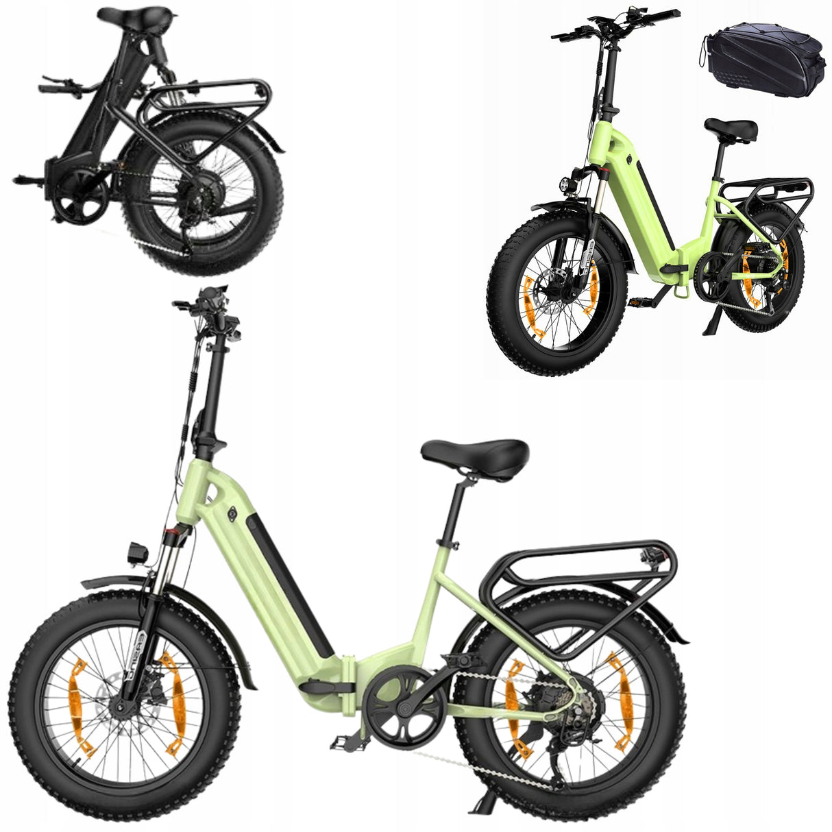 Rower Elektryczny Miejski eBike Aluminiowa 250W Koło 20" Cali Rama 20" Cali