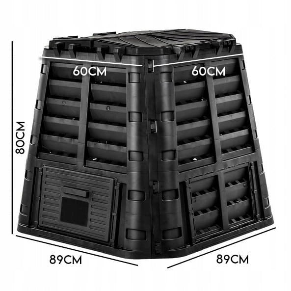 Kompostownik Ogrodowy ECOSMART 480L Mrozoodporny Całoroczny Modułowy Komory