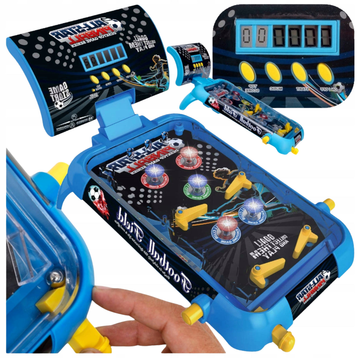 Interaktywna Gra Zręcznościowa Flipper Pinball Liczy Punkty dla Dzieci