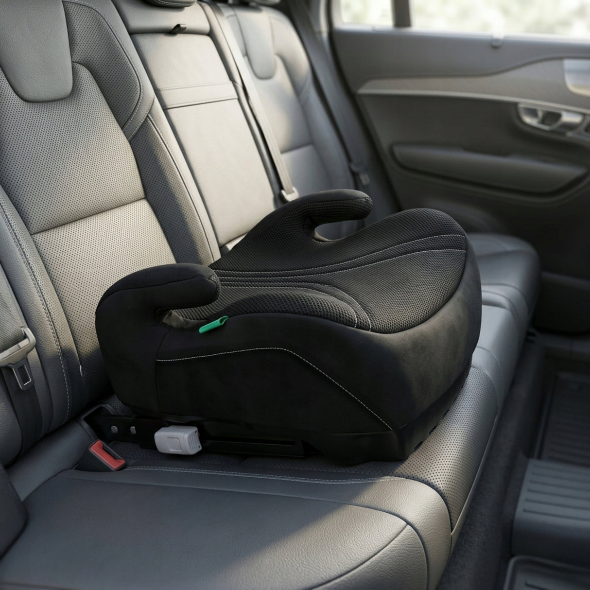 Fotelik Samochodowy Podstawka ISOFIX i-Size 125-150 cm Czarny Dla Dziecka