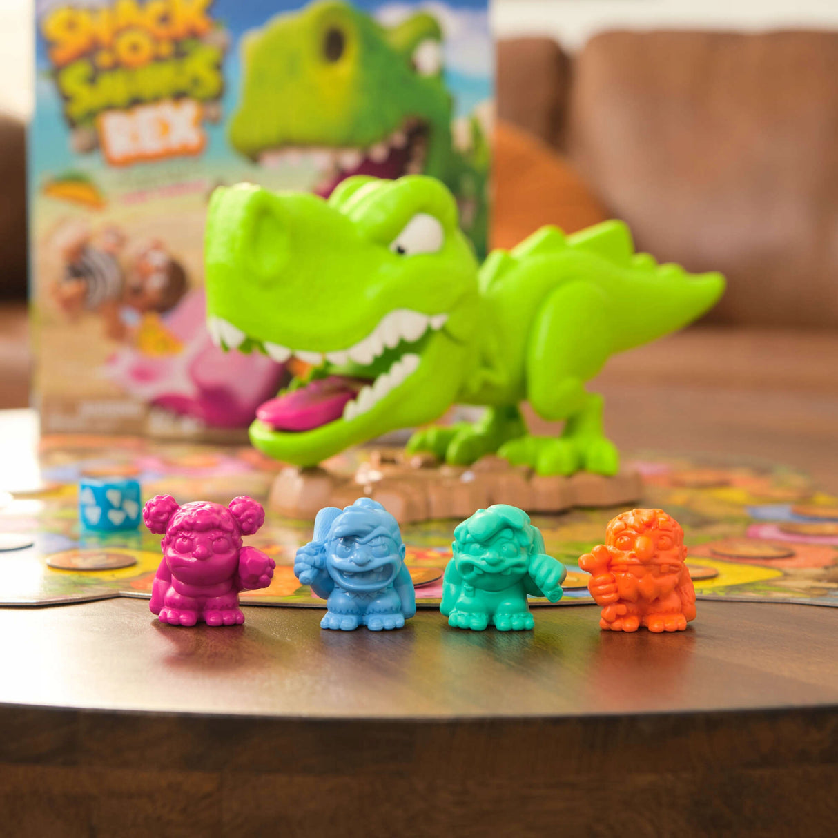 Gra Rodzinna z Dinozaurem Snack-O-Saurus Rex Zabawa 5 Lat Szybka rozgrywka
