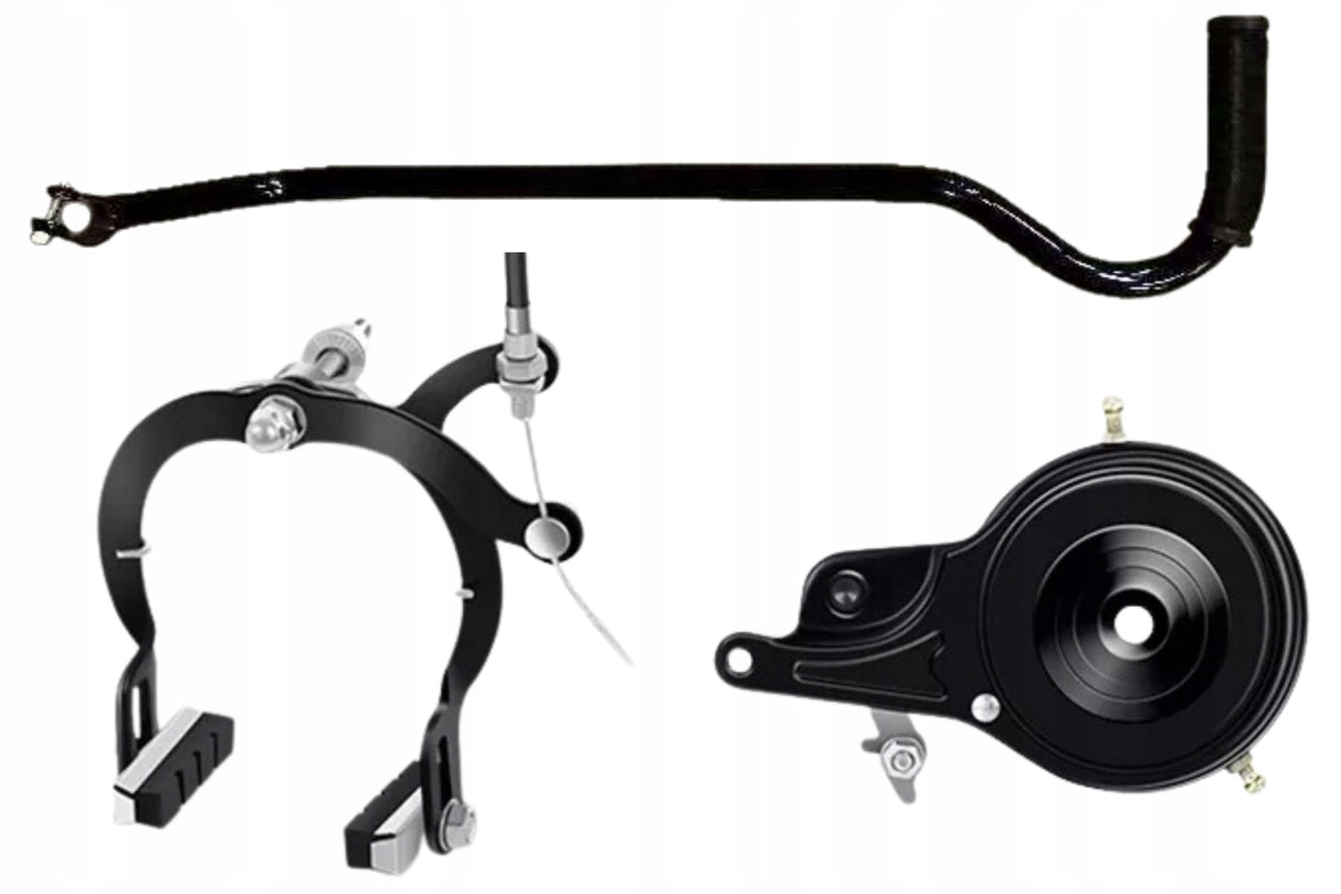 Rower Dziecięcy Rowerek 12" Cal BMX + Kosz Bidon Prowadnik Kółka Boczne LED