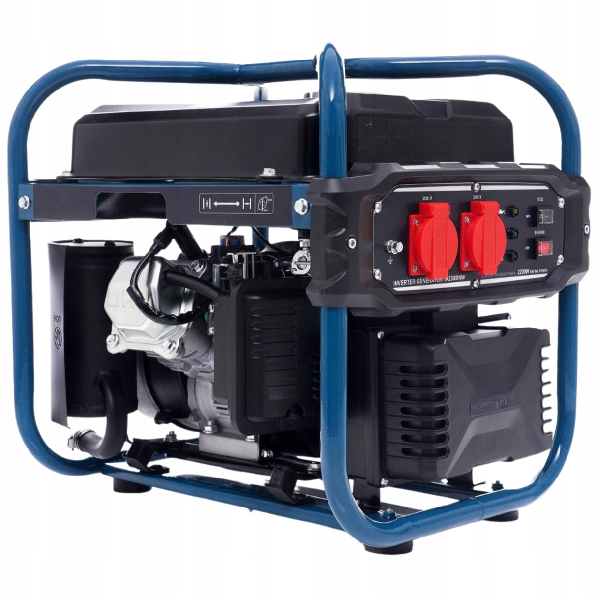 Agregat Inwertorowy 2000W Cichy Generator Prądu Zestaw + Gratis