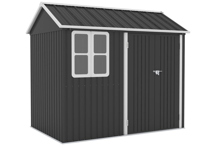 Domek Ogrodowy Schowek na Narzędzia 253x175cm Stal Ocynkowana Blacha