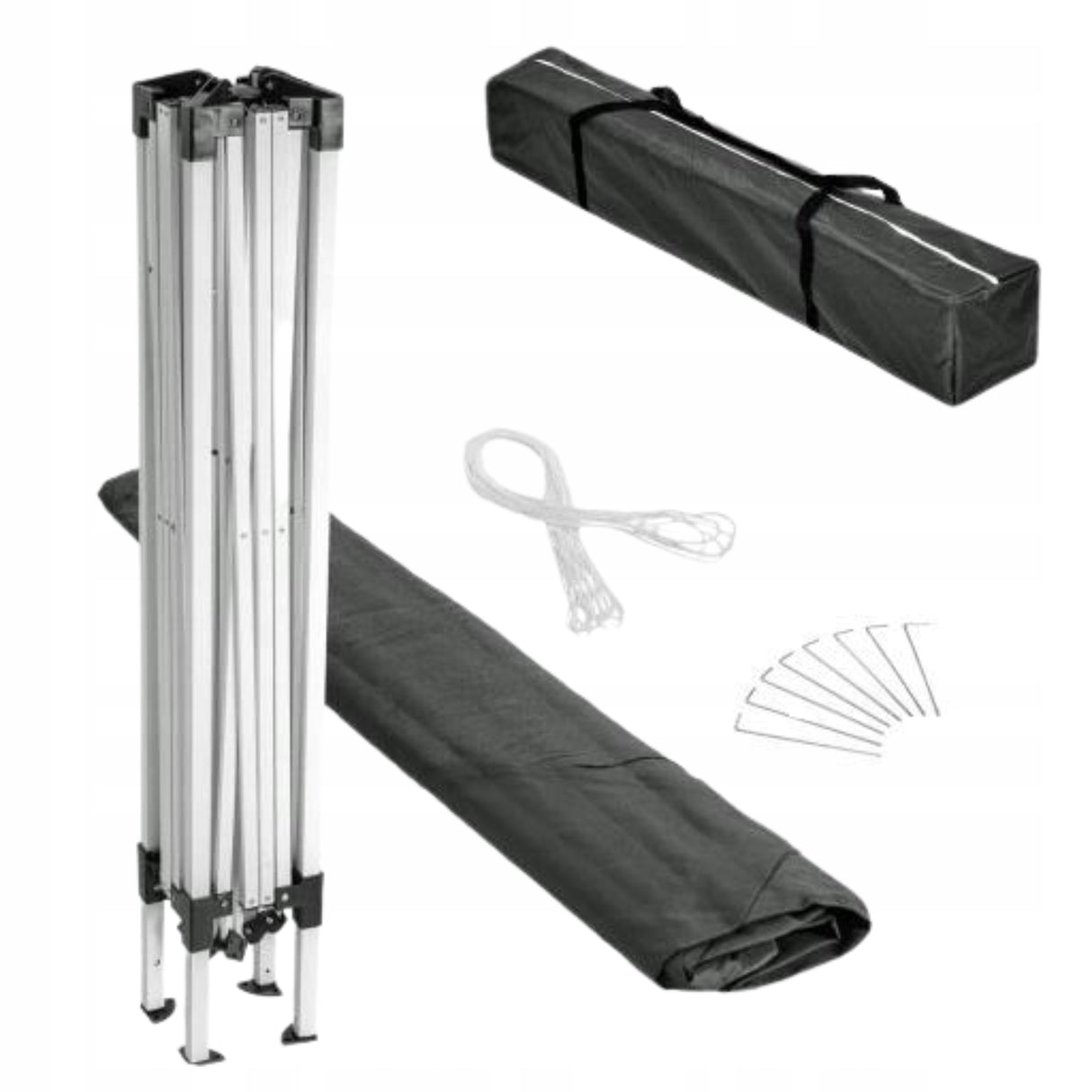 Namiot EKSPRESOWY Targowy Handlowy Pawilon Ogrodowy Plażowy Trwały 3x3m