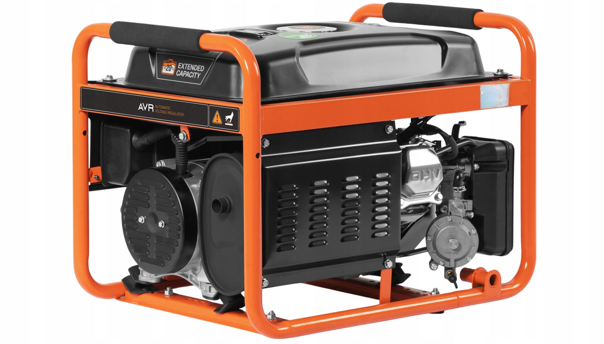 Agregat Prądotwórczy Generator Prądu Benzyna Gaz 3.2kW 230V AVR