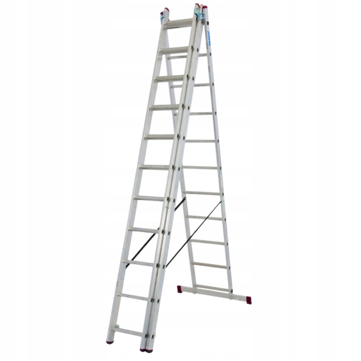 Drabina Aluminiowa 3x11 CORDA 7,25m POVES