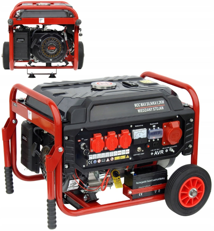 Generator Prądu Agregat Prądotwórczy Zestaw Akumulator 3500W Prezent