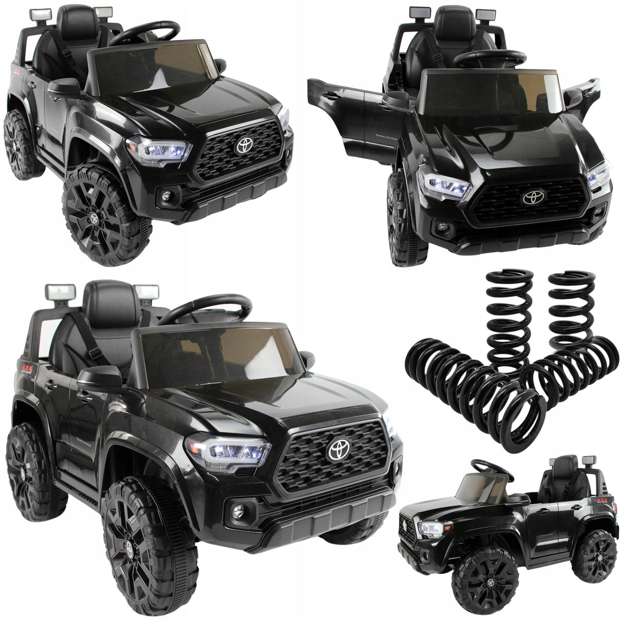 Toyota Tacoma Pilot Auto na Akumulator Skóra Radio Radio FM Czarny