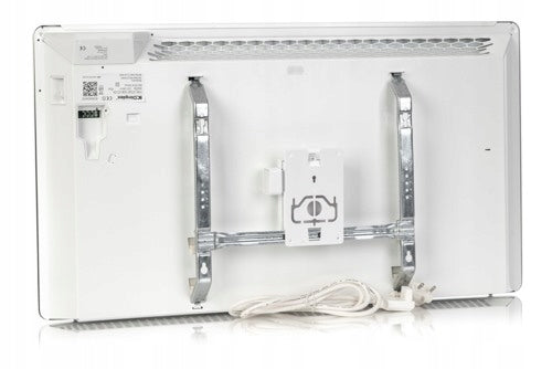 Grzejnik Elektryczny Panelowy Ścienny Panelowy z Termostatem 1000 W Biały