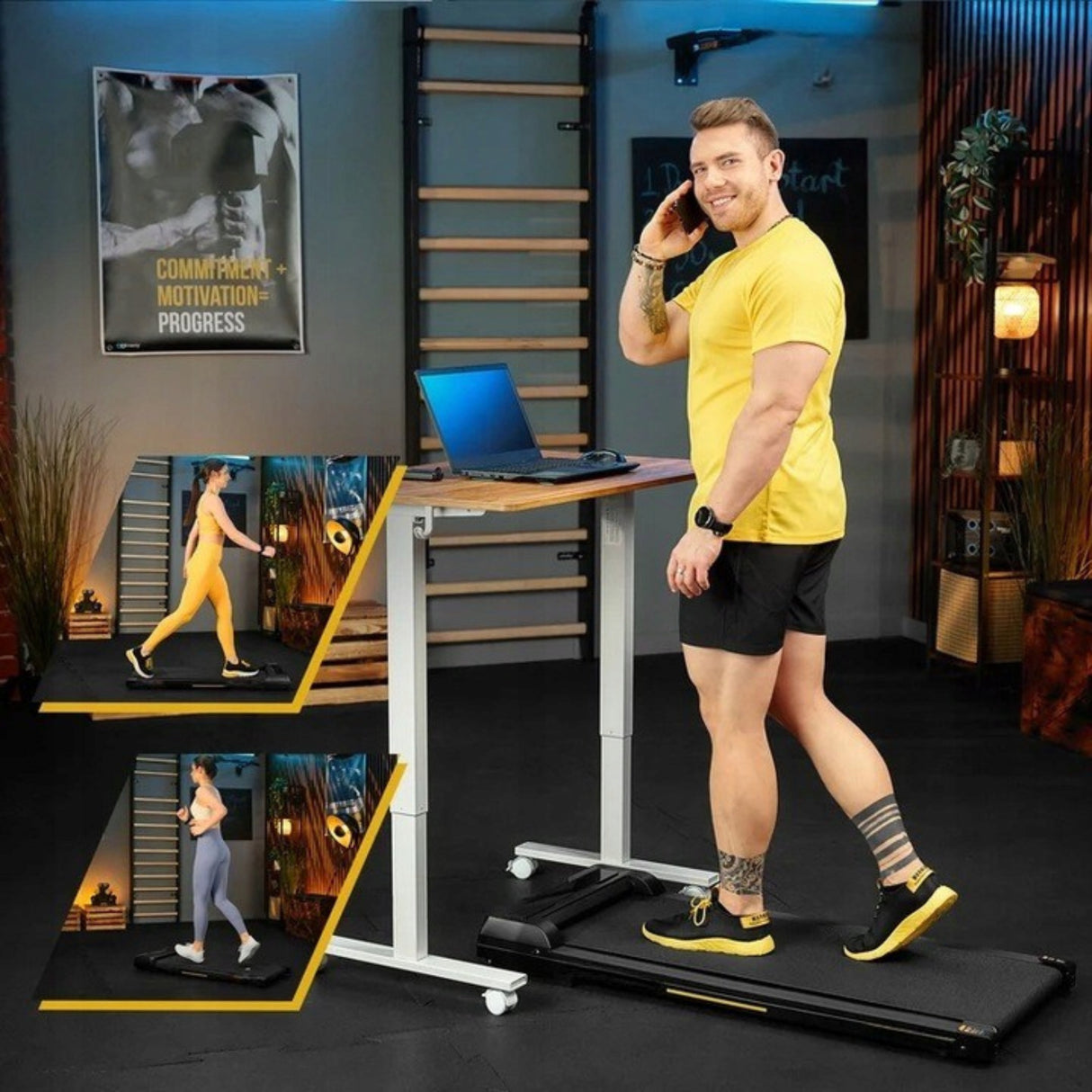 Bieżnia Treningowa Elektryczna Domowa Walkingpad pod Łóżko Kompaktowa