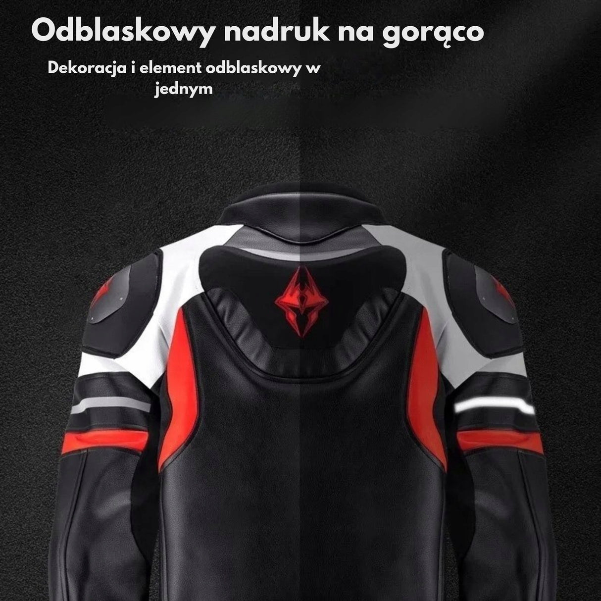 Motocyklowa Kurtka Skórzana Odporna na Upadki Wodoodporna Wiatroszczelna S