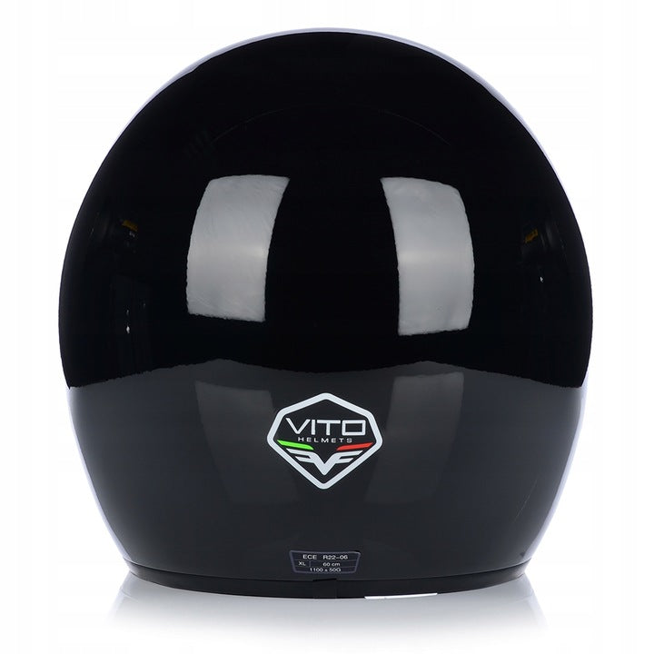 Kask Motocyklowy Otwarty Chopper Cruiser VITO SPECJAL + Daszek + Blenda XL