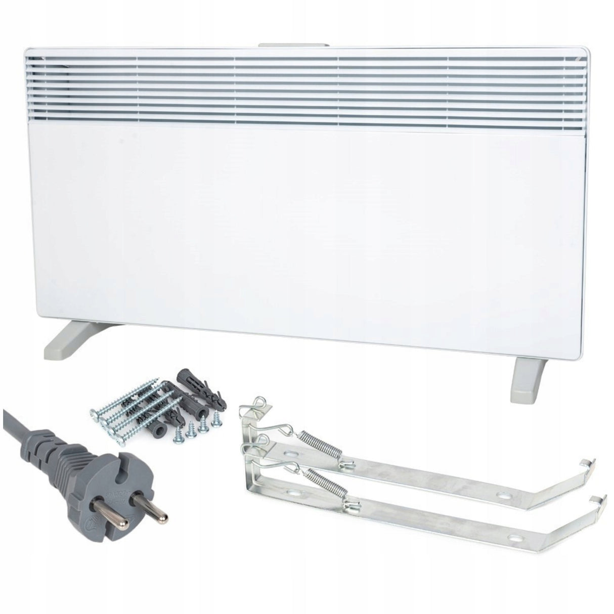 Grzejnik Elektryczny Konektorowy Energooszczędny Przenośny 2500 W Biały