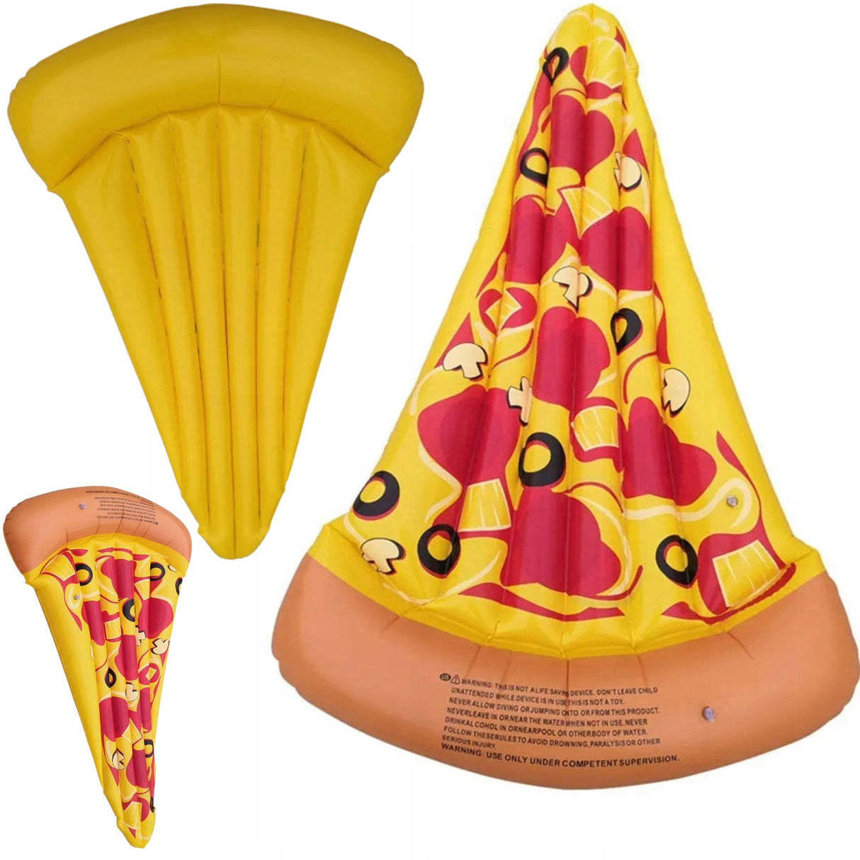 Pizza Dmuchana Pływak Wodny Nadmuchiwany Plażowy na Basen 160 cm x 85 cm
