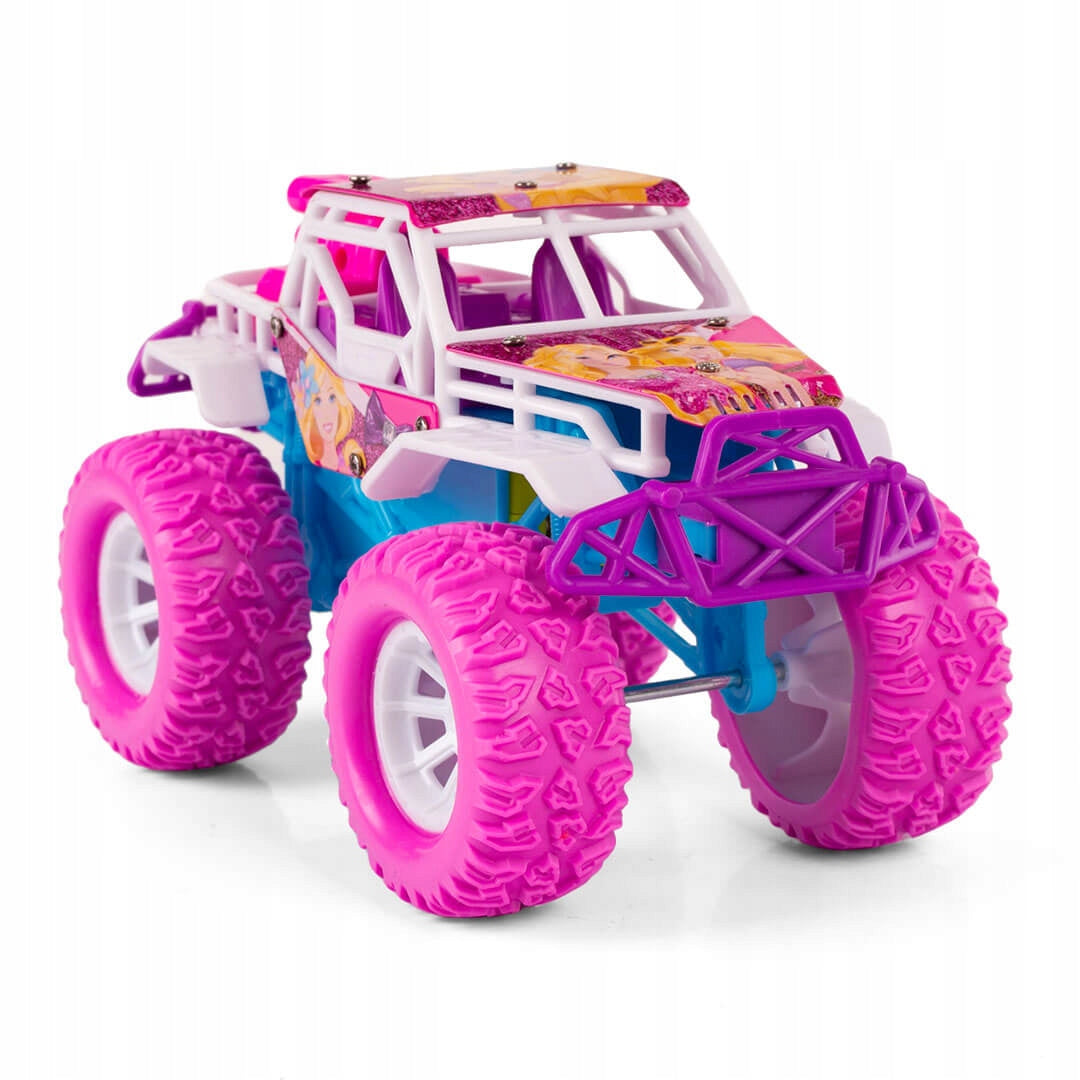 Auto Samochód Terenówka Offroad Światło Dźwięki 4x4 Różowy dla Dziewczynki