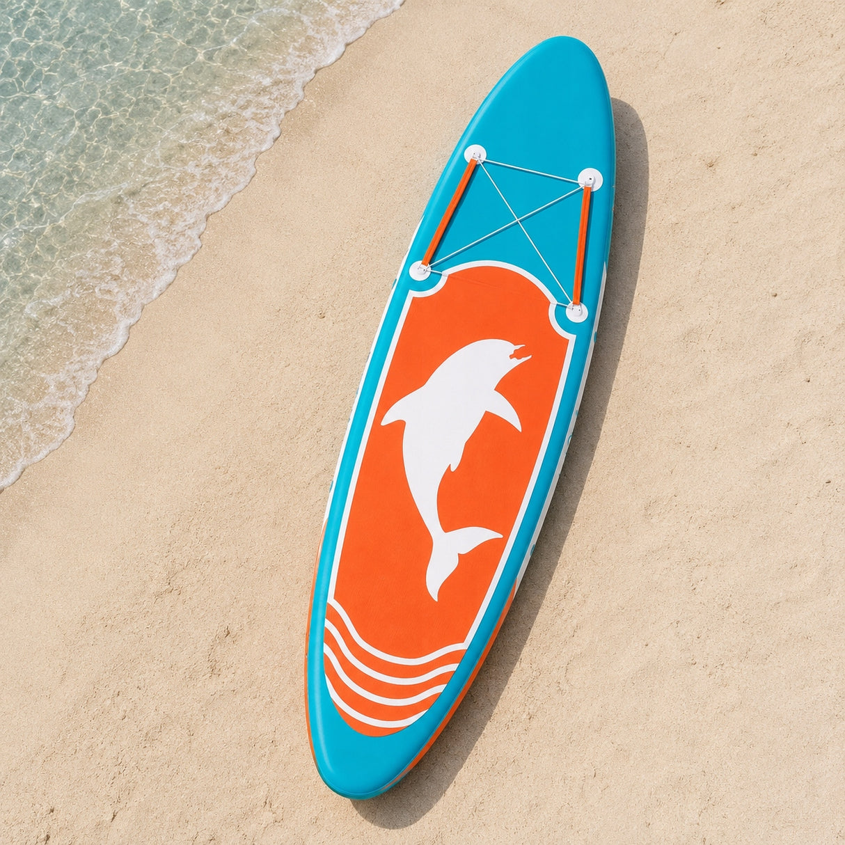 Deska Wiosłowa Nadmuchiwana Stand Up Paddle Board Niebieska z Akcesoriami