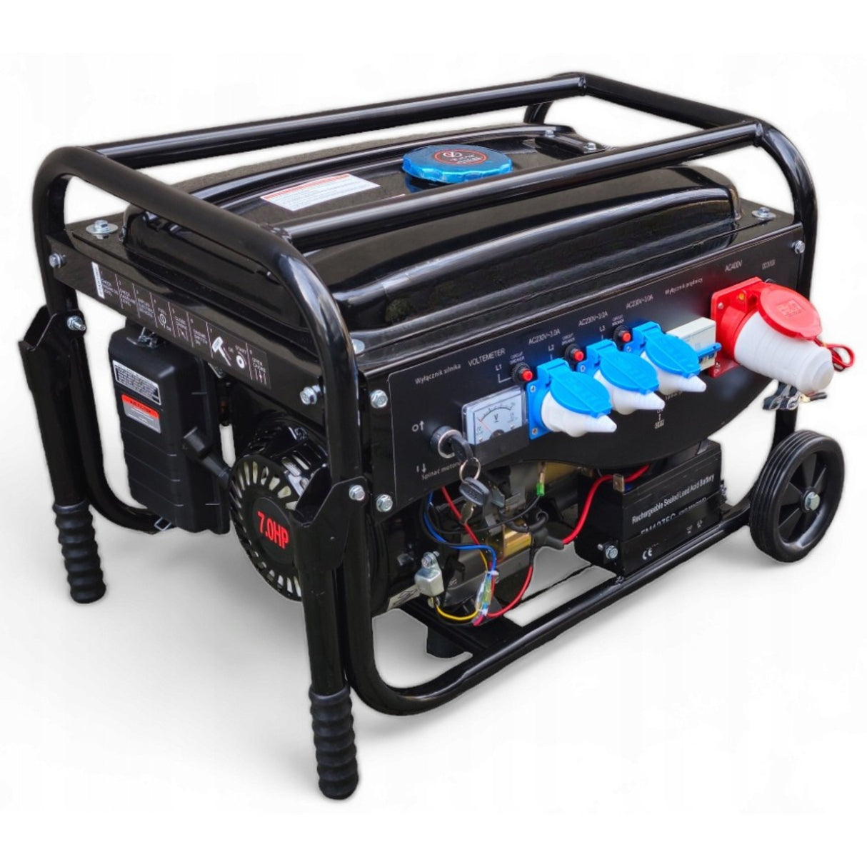 Agregat Prądotwórczy Generator Prądu 3- Fazowy 5,2kW Zestaw