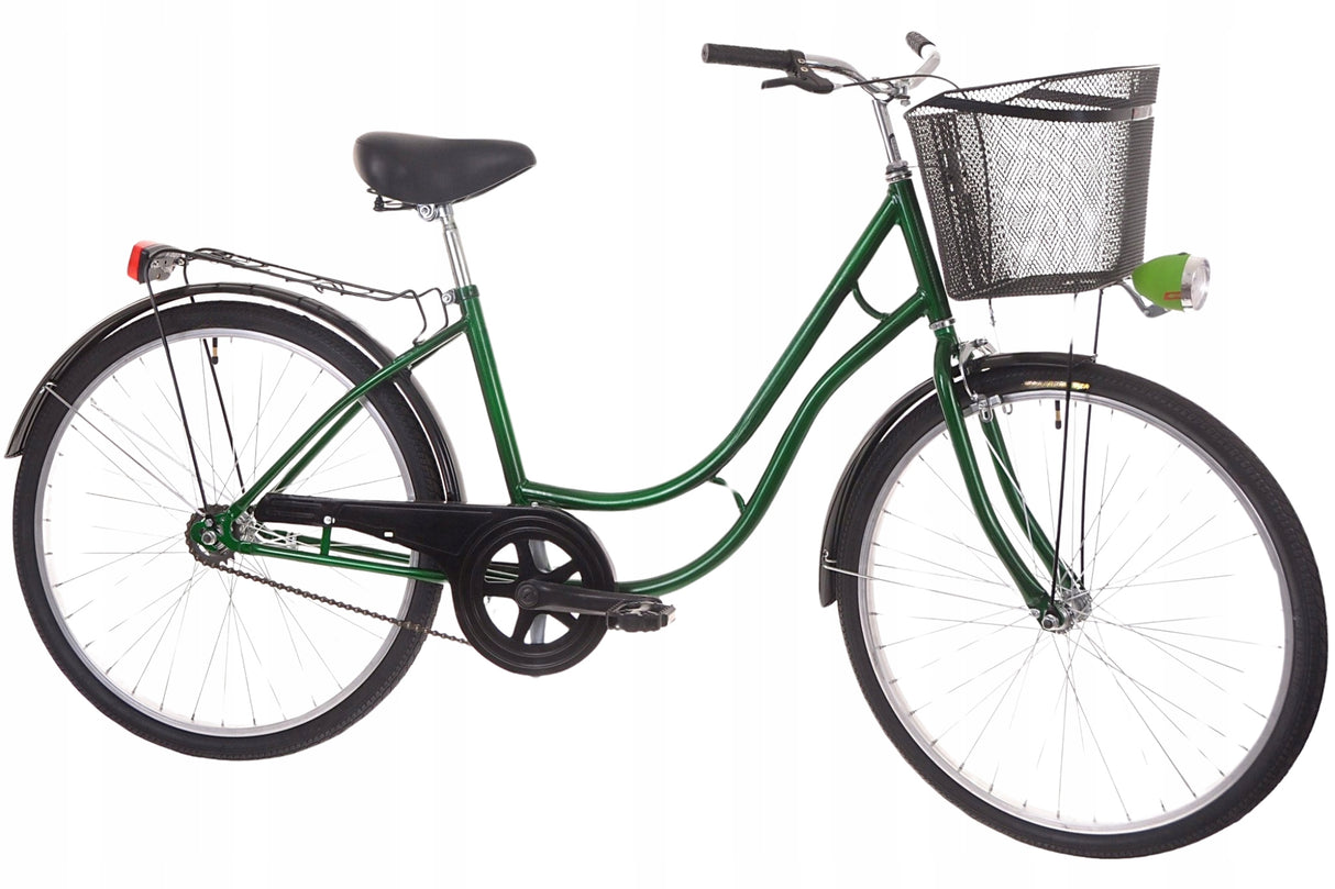Rower Damski Męski Damka Miejski Retro + Kosz GRATIS Koło 26" Cali WARIANTY