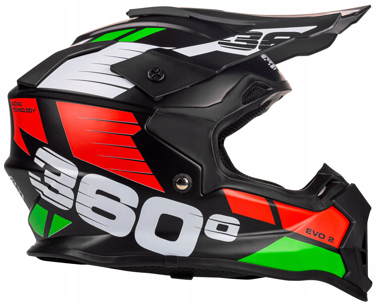 Kask L/XL Cross Enduro Homologacja ECE Lekki MTB ATV na Quad Hulajnogę