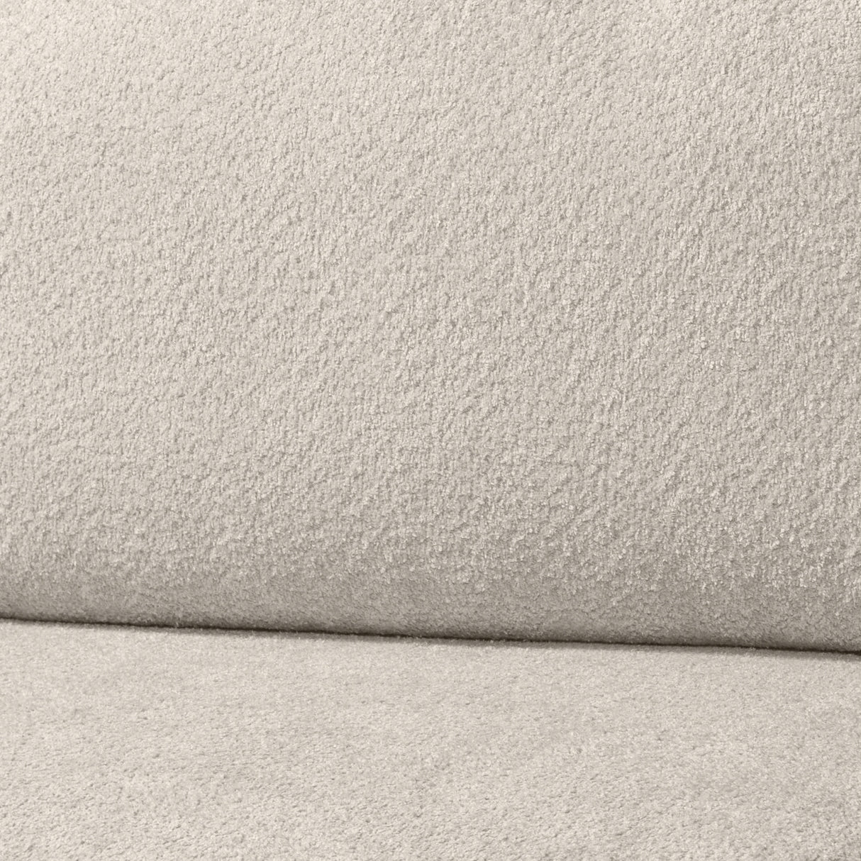 Sofa z Funkcją Spania i Pojemnikiem na Pościel Obłe Kształty Boucle Kremowa
