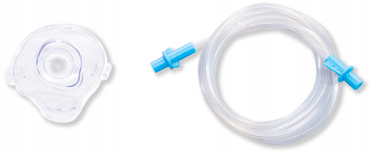 Inhalator Nebulizator Tłokowy Etui dla Dzieci Dorosłych + Zestaw Soli Fizjo