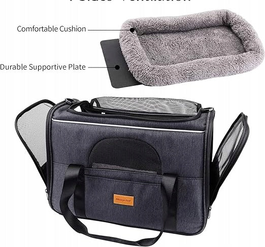 Transporter Dla Psa I Kota Poves Otwierany Z Góry Boku 44x31x34cm Do 7kg