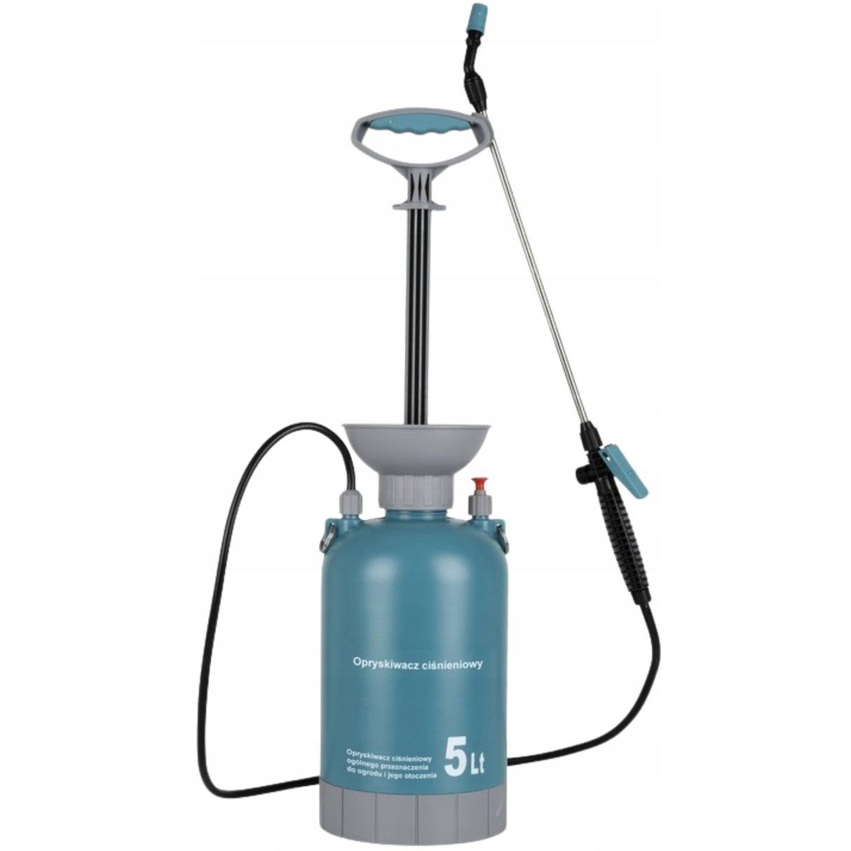 Opryskiwacz Ciśnieniowy Ogrodowy Ręczny Stalowa Lanca Regulacja XL 5L 100cm