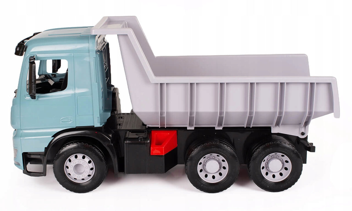Wywrotka Mercedes Gigant Auto Zabawka XXL 67 cm 150 KG 3+ Niebieska
