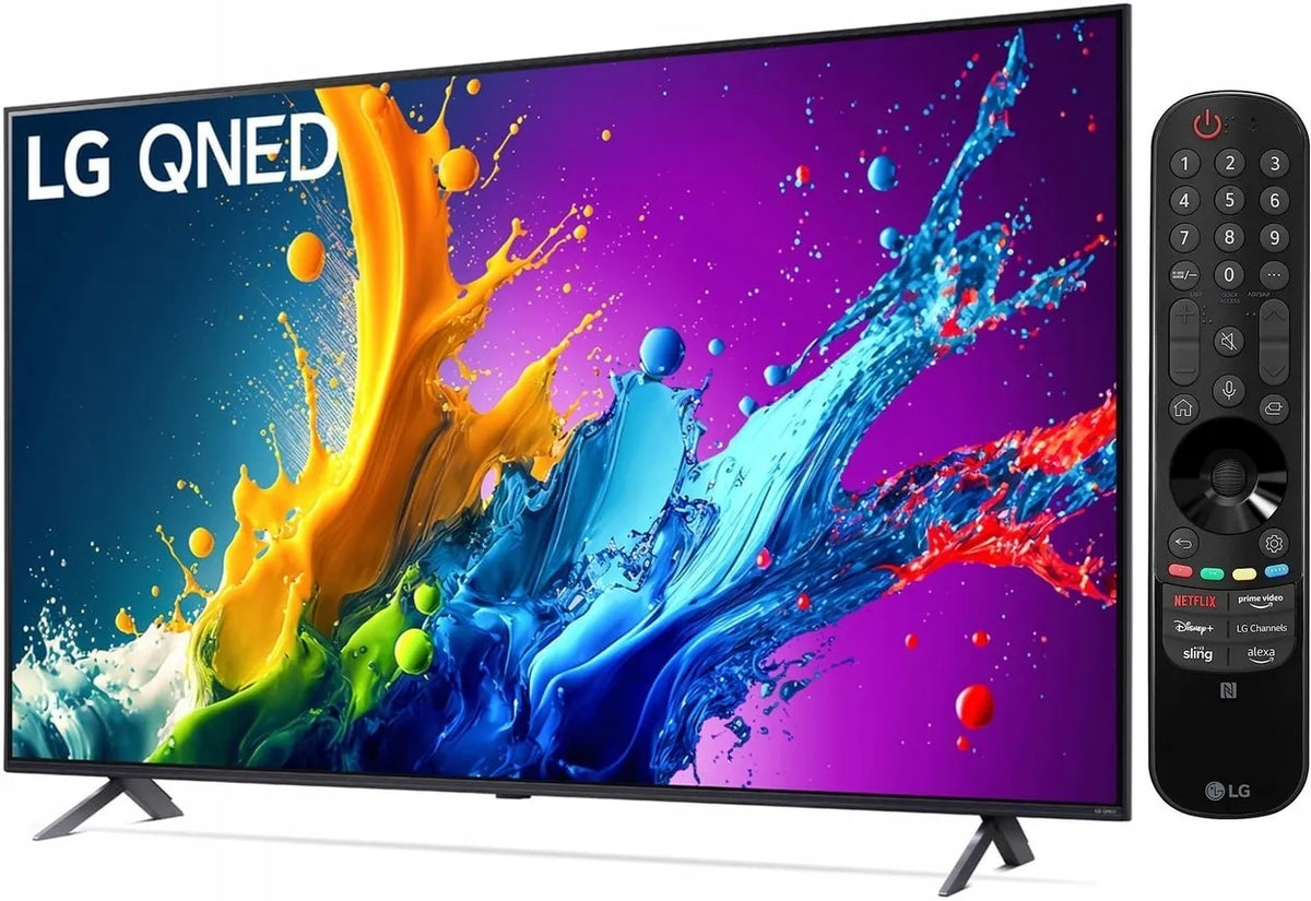 Telewizor LG 65QNED80T3A QNED 65'' Cali 4K Ultra HD WebOS 24 Czarny 60 Hz