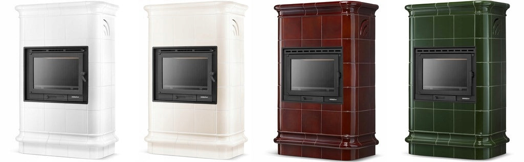 Piec Kominek Piecyk Kaflowy Ceramiczny Koza OLIVE 13 kW Obudowa Kominkowa