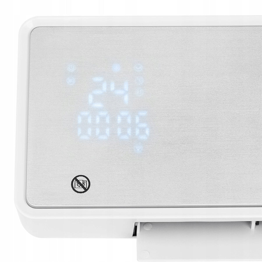 Kurtyna Powietrzna 2000W WiFi Smart LED Pilot Grzejnik IP23 3 tryby Pracy