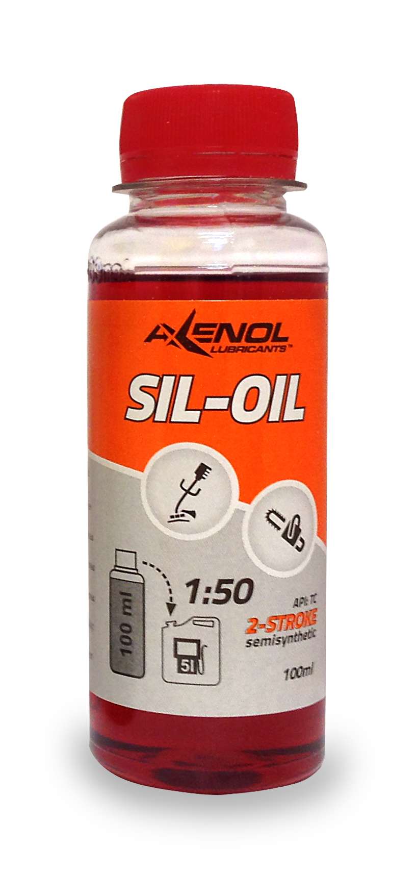 Olej Czerwony do Mieszanki Paliwa Piły Podkaszarki Sil-Oil 2T 100ML