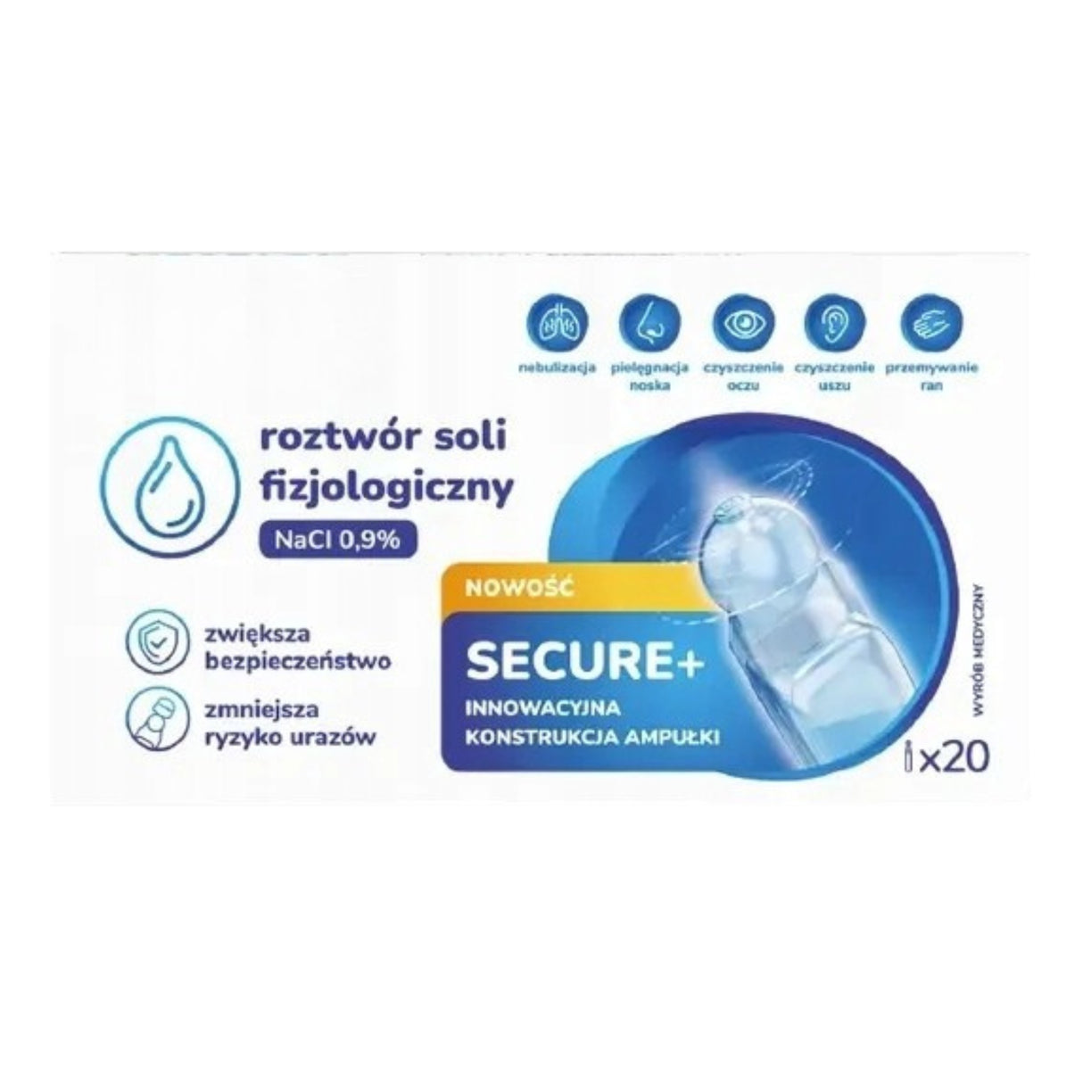 Inhalator Nebulizator Tłokowy Etui dla Dzieci Dorosłych + Zestaw Soli Fizjo