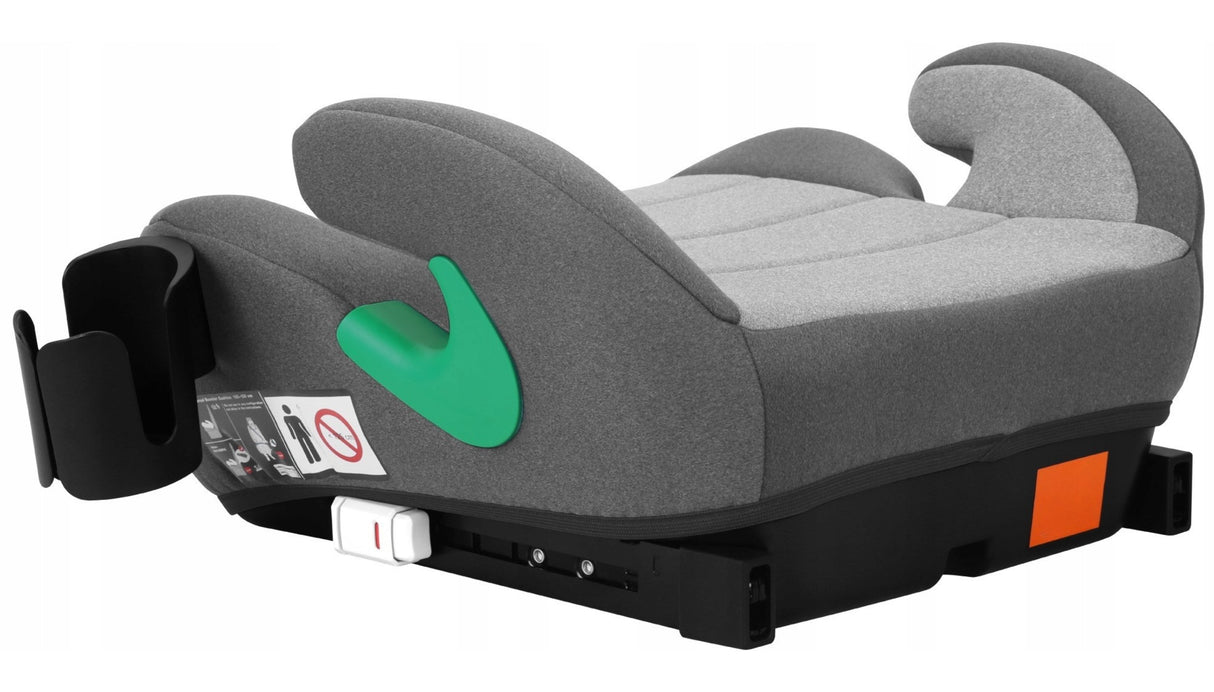 Fotelik Samochodowy Podstawka ISOFIX Szary i-Size 15-36 kg 125-150 cm