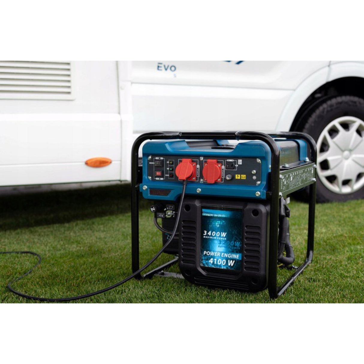 Agregat Generator Prądu 4100W Cichy Zestaw Mobilny Prezent + GRATIS