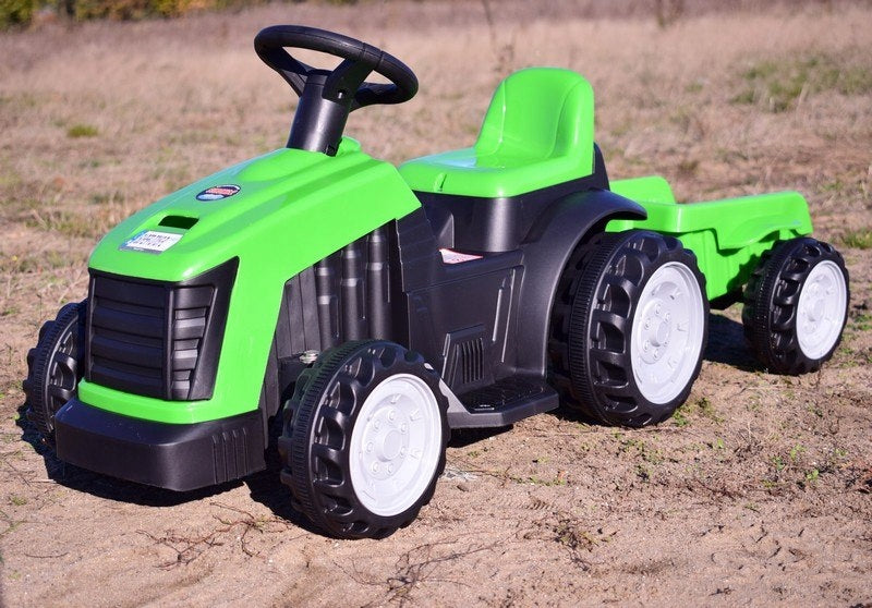 Traktor z Przyczepką Traktorek Przyczepka Pojazd dla Dzieci na Akumulator