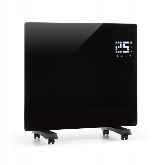 Grzejnik Konwektorowy Elektryczny 1000W LCD Pilot Termostat Timer Czarny