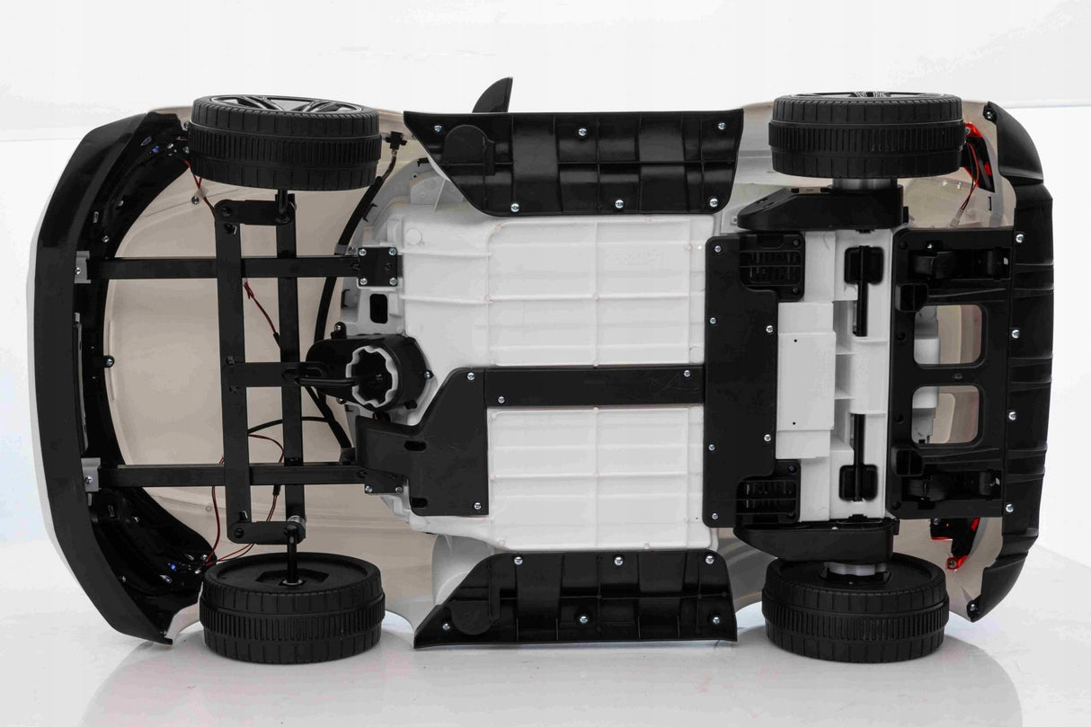 Audi E-Tron RS GT Autko na Akumulator Skóra Biały 12V 7Ah 90W dla Dziecka